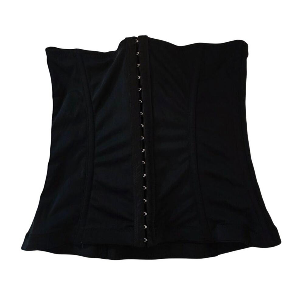 Dreamwear Black Corset Womens L Minimalist Simple Basic Victorian Goth Vampire